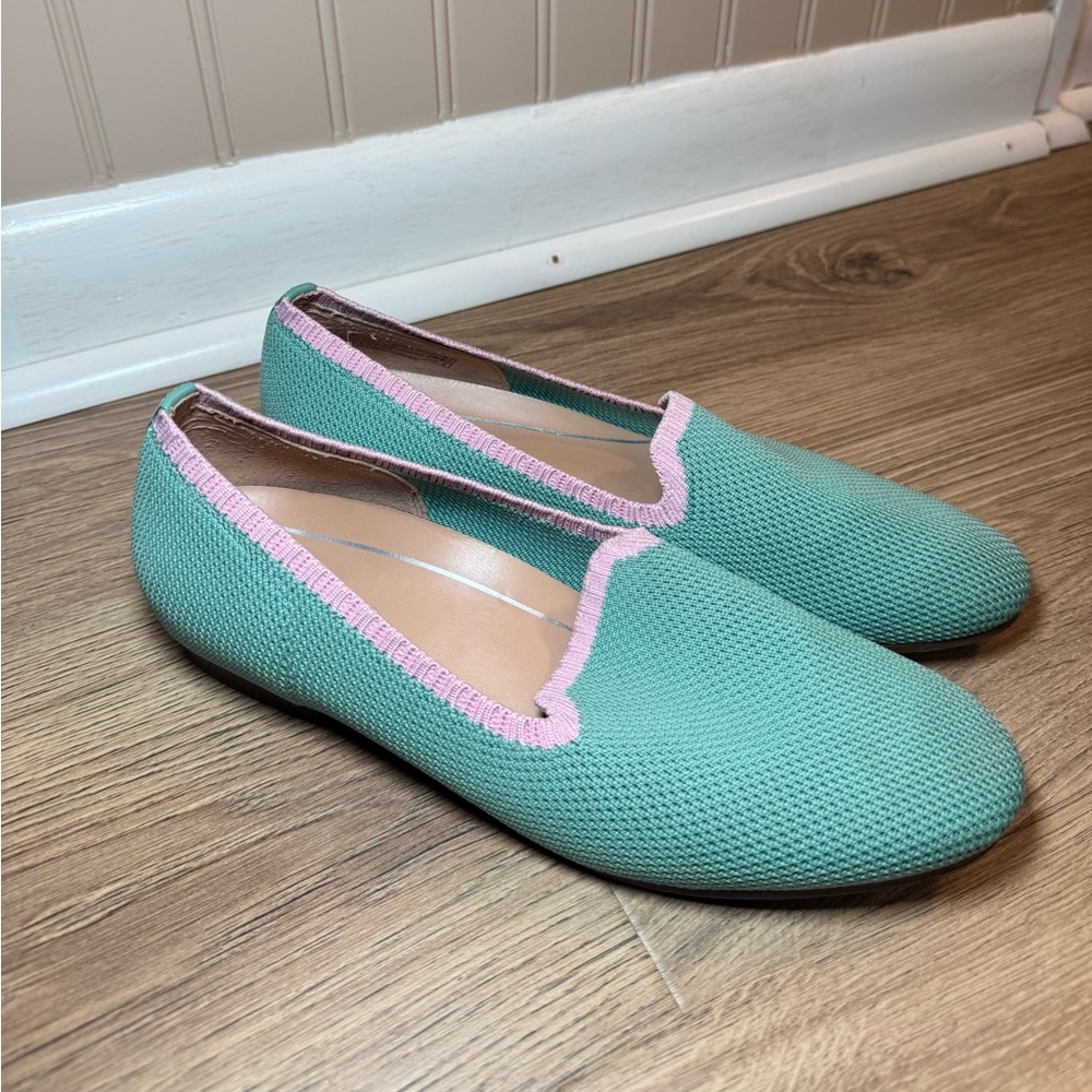 Vionic Womens Willa Knit Shoes Size 8 Frosty Spruce Mint Green Casual Comfort